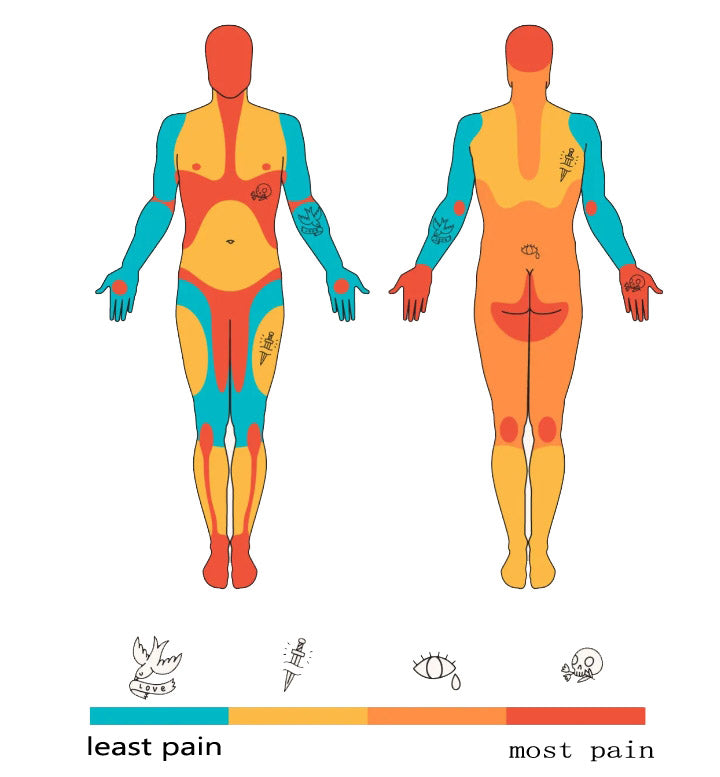 Pain chart for people who are biologically