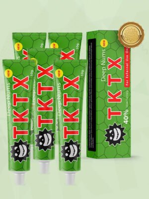5tubes 40% green tktx tattoo numbing cream