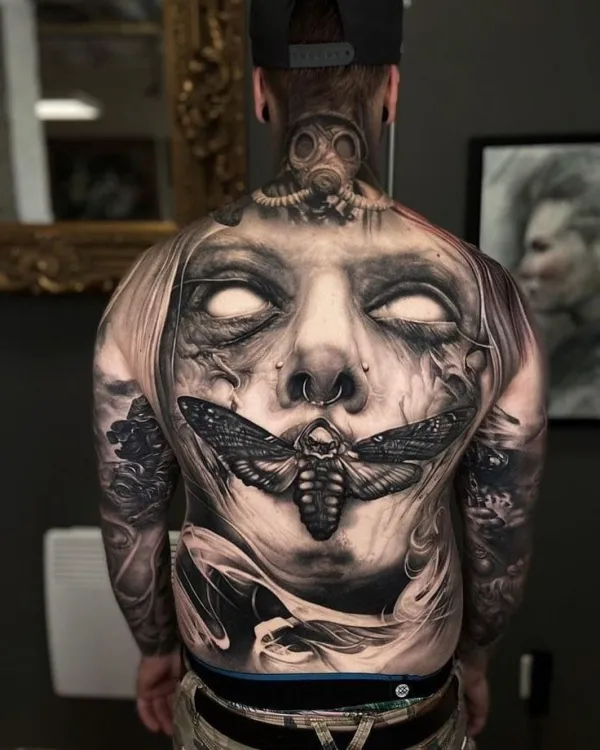 full body tattoo men sleeve