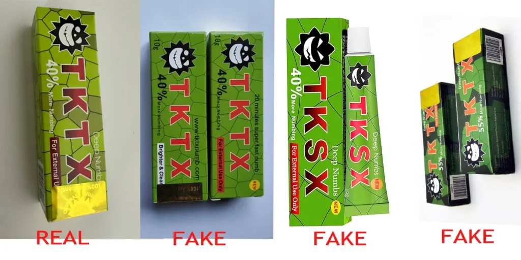 HOW TO SPOT A FAKE TKTX NUMBING CREAM? how to spot fake