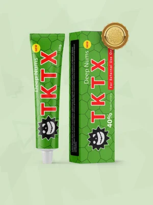 green 40% tktx tattoo numbing cream